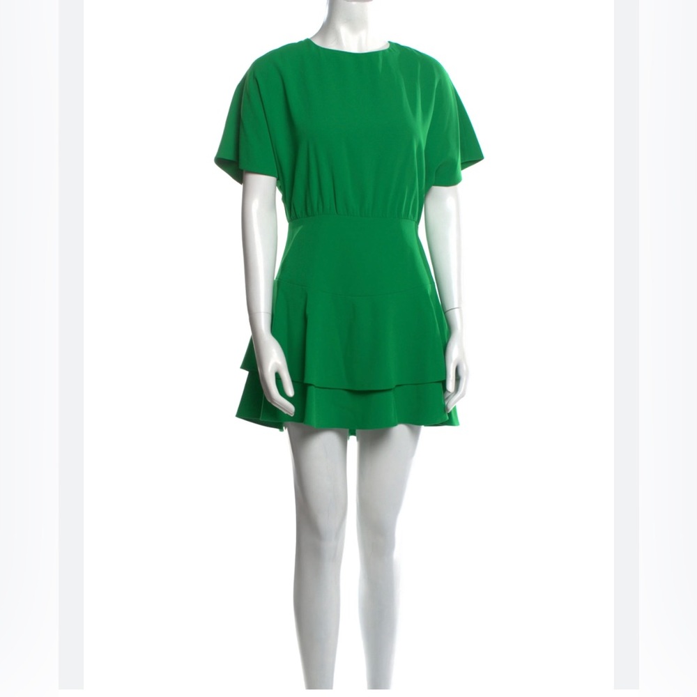 Alice and Olivia green dress